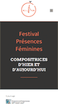 Mobile Screenshot of presencesfeminines.com